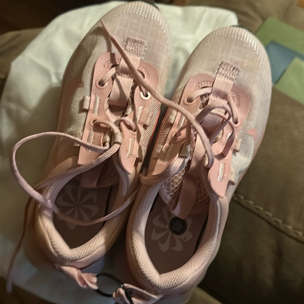 Pink and light pink Nike air max